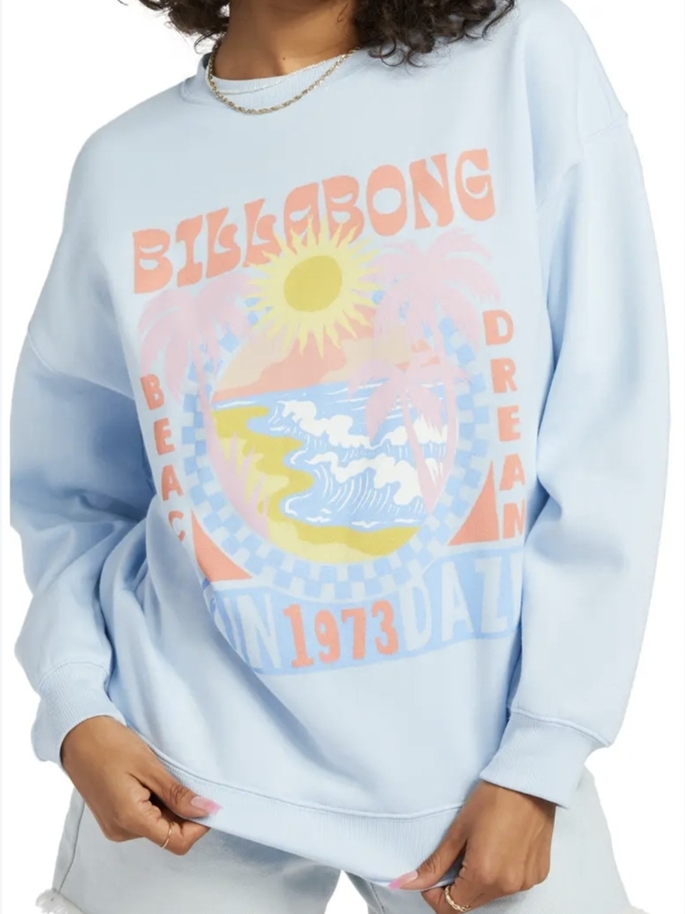 Billabong L Beach Dream Graphic Sweatshirt 4003-